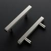 imageRavinte Brushed Nickel Cabinet Handles 20 Pack Satin Nickel Square Cabinet Pulls Silver Hardware for Kitchen Cabinets 2 inch Overall Length Stainless Steel Drawer Pulls20