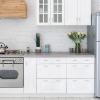 imageRavinte Brushed Nickel Cabinet Handles 20 Pack Satin Nickel Square Cabinet Pulls Silver Hardware for Kitchen Cabinets 2 inch Overall Length Stainless Steel Drawer Pulls15