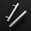 imageRavinte Brushed Nickel Cabinet Handles 20 Pack Satin Nickel Square Cabinet Pulls Silver Hardware for Kitchen Cabinets 2 inch Overall Length Stainless Steel Drawer Pulls25