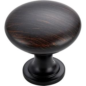 imageRavinte 20 Pack Kitchen Cabinet Knobs Dresser Knobs Matte Black Drawer Pulls Door Handles for Drawer Cupboard and DresserOil Rubbed Bronze
