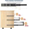 imageRavinte 10 Inch Soft Close Drawer Slides 5 Pairs 10 Pack Black Full Extension Ball Bearing Drawer Glide Side Mount10 Inch