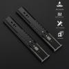 imageRavinte 10 Inch Soft Close Drawer Slides 5 Pairs 10 Pack Black Full Extension Ball Bearing Drawer Glide Side Mount10 Inch