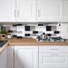 imageRavinte 30 Pack 614 Inch Kitchen Square Cabinet Handles Matte Black Stainless Steel Drawer Pulls HardwareBrushed Nickel