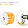 image50 Feet Weather Stripping Door Seal 12quot Wide X 18quot Thick Door Seal Strip High Density Foam Tape Adhesive Strip for Door SoundproofingWindow Insulation 12quot x 18quot x 50FTWhiteWhite