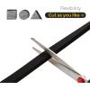 image50 Feet Weather Stripping Door Seal 12quot Wide X 18quot Thick Door Seal Strip High Density Foam Tape Adhesive Strip for Door SoundproofingWindow Insulation 12quot x 18quot x 50FTWhiteBlack