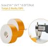 image50 Feet Weather Stripping Door Seal 12quot Wide X 18quot Thick Door Seal Strip High Density Foam Tape Adhesive Strip for Door SoundproofingWindow Insulation 12quot x 18quot x 50FTWhiteWhite