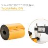 image50 Feet Weather Stripping Door Seal 12quot Wide X 18quot Thick Door Seal Strip High Density Foam Tape Adhesive Strip for Door SoundproofingWindow Insulation 12quot x 18quot x 50FTWhiteBlack