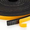 image50 Feet Weather Stripping Door Seal 12quot Wide X 18quot Thick Door Seal Strip High Density Foam Tape Adhesive Strip for Door SoundproofingWindow Insulation 12quot x 18quot x 50FTWhiteBlack