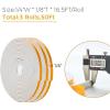image50 Feet Weather Stripping Door Seal 12quot Wide X 18quot Thick Door Seal Strip High Density Foam Tape Adhesive Strip for Door SoundproofingWindow Insulation 12quot x 18quot x 50FTWhiteWhite