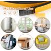 image50 Feet Weather Stripping Door Seal 12quot Wide X 18quot Thick Door Seal Strip High Density Foam Tape Adhesive Strip for Door SoundproofingWindow Insulation 12quot x 18quot x 50FTWhiteBlack