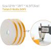 image50 Feet Weather Stripping Door Seal 12quot Wide X 18quot Thick Door Seal Strip High Density Foam Tape Adhesive Strip for Door SoundproofingWindow Insulation 12quot x 18quot x 50FTWhiteWhite