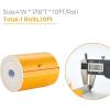 image50 Feet Weather Stripping Door Seal 12quot Wide X 18quot Thick Door Seal Strip High Density Foam Tape Adhesive Strip for Door SoundproofingWindow Insulation 12quot x 18quot x 50FTWhiteWhite