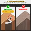 imageWeather Stripping Door Seal Strip Soundproof Q Foam Tape Exterior Door Insulation Strip for Large Gap Easy to InstallGrey 40FTBrown