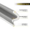 imageWeather Stripping Door Seal Strip Soundproof Q Foam Tape Exterior Door Insulation Strip for Large Gap Easy to InstallGrey 40FTGray