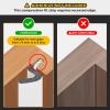 imageWeather Stripping Door Seal Strip Soundproof Q Foam Tape Exterior Door Insulation Strip for Large Gap Easy to InstallGrey 40FTWhite