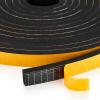 image50 Feet Weather Stripping Door Seal 12quot Wide X 18quot Thick Door Seal Strip High Density Foam Tape Adhesive Strip for Door SoundproofingWindow Insulation 12quot x 18quot x 50FTWhiteBlack