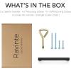 imageRavinte 10 Pack Square Bar Kitchen Cabinet Handles Gold Cabinet Pulls Drawer Pulls with 614 Inch Hole Center Kitchen Cabinet HardwareBlack