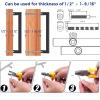 imageRavinte 10 Pack Square Bar Kitchen Cabinet Handles Gold Cabinet Pulls Drawer Pulls with 614 Inch Hole Center Kitchen Cabinet HardwareBlack