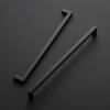 imageRavinte 10 Pack Square Bar Kitchen Cabinet Handles Gold Cabinet Pulls Drawer Pulls with 614 Inch Hole Center Kitchen Cabinet HardwareBlack
