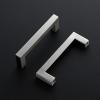 imageRavinte 10 Pack Square Bar Kitchen Cabinet Handles Gold Cabinet Pulls Drawer Pulls with 614 Inch Hole Center Kitchen Cabinet HardwareBrushed Nickel