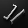 imageRavinte 10 Pack Square Bar Kitchen Cabinet Handles Gold Cabinet Pulls Drawer Pulls with 614 Inch Hole Center Kitchen Cabinet HardwareBrushed Nickel