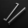 imageRavinte 10 Pack Square Bar Kitchen Cabinet Handles Gold Cabinet Pulls Drawer Pulls with 614 Inch Hole Center Kitchen Cabinet HardwareBrushed Nickel