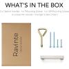imageRavinte 10 Pack Square Bar Kitchen Cabinet Handles Gold Cabinet Pulls Drawer Pulls with 614 Inch Hole Center Kitchen Cabinet HardwareBrushed Nickel