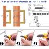 imageRavinte 10 Pack Square Bar Kitchen Cabinet Handles Gold Cabinet Pulls Drawer Pulls with 614 Inch Hole Center Kitchen Cabinet HardwareGold