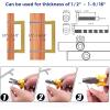 imageRavinte 10 Pack Square Bar Kitchen Cabinet Handles Gold Cabinet Pulls Drawer Pulls with 614 Inch Hole Center Kitchen Cabinet HardwareGold