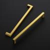 imageRavinte 10 Pack Square Bar Kitchen Cabinet Handles Gold Cabinet Pulls Drawer Pulls with 614 Inch Hole Center Kitchen Cabinet HardwareGold