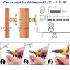 imageRavinte 5 Pack Brushed Brass Solid Kitchen Cabinet Knobs Zinc Alloy Door Knobs Cabinet Hardware Gold Dresser Drawer Handles Drawer Pulls with ScrewdriverCasual