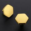 imageRavinte 5 Pack Brushed Brass Solid Kitchen Cabinet Knobs Zinc Alloy Door Knobs Cabinet Hardware Gold Dresser Drawer Handles Drawer Pulls with ScrewdriverModern