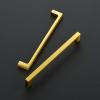 imageRavinte 20 Pack Solid 5 Inch Square Cabinet Handles  Brushed Brass Drawer Pulls  Kitchen Hardware and Handles20