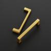 imageRavinte 20 Pack Solid 5 Inch Square Cabinet Handles  Brushed Brass Drawer Pulls  Kitchen Hardware and Handles5